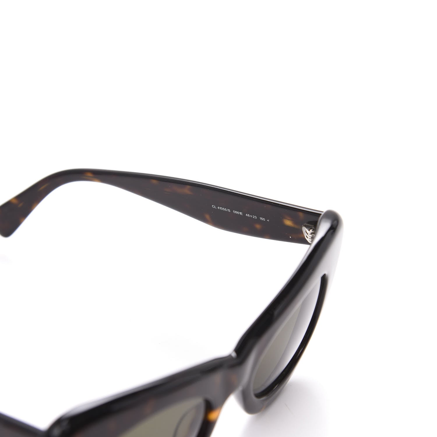 Celine Papillon Cat Eye Sunglasses CL 41055/S Havana 6 of 8