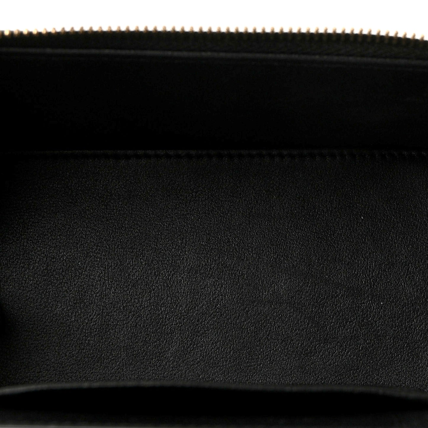 Lambskin Quilted Small Top Handle Vanity Case With Chain Black