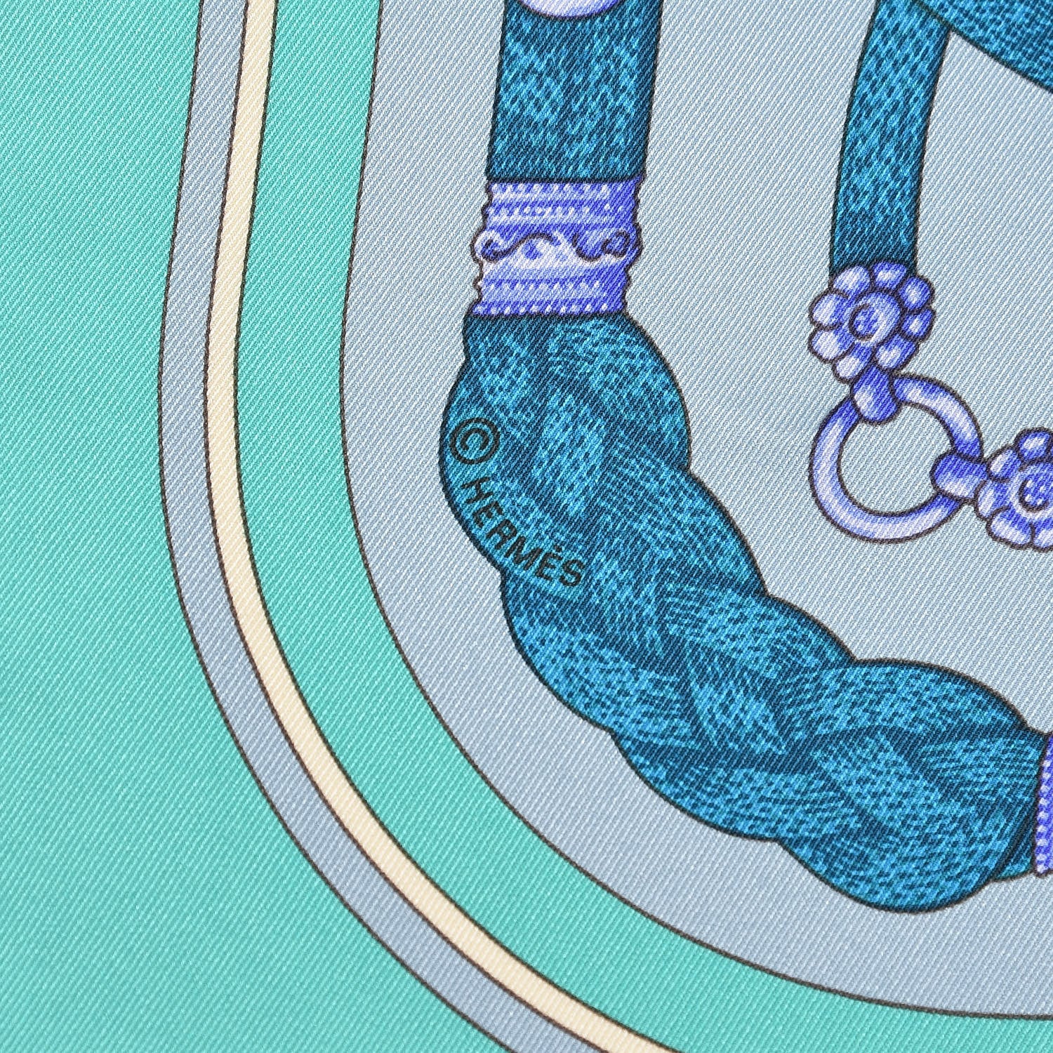 Hermes Silk Gaucho Par Paris Scarf 70 4 of 4