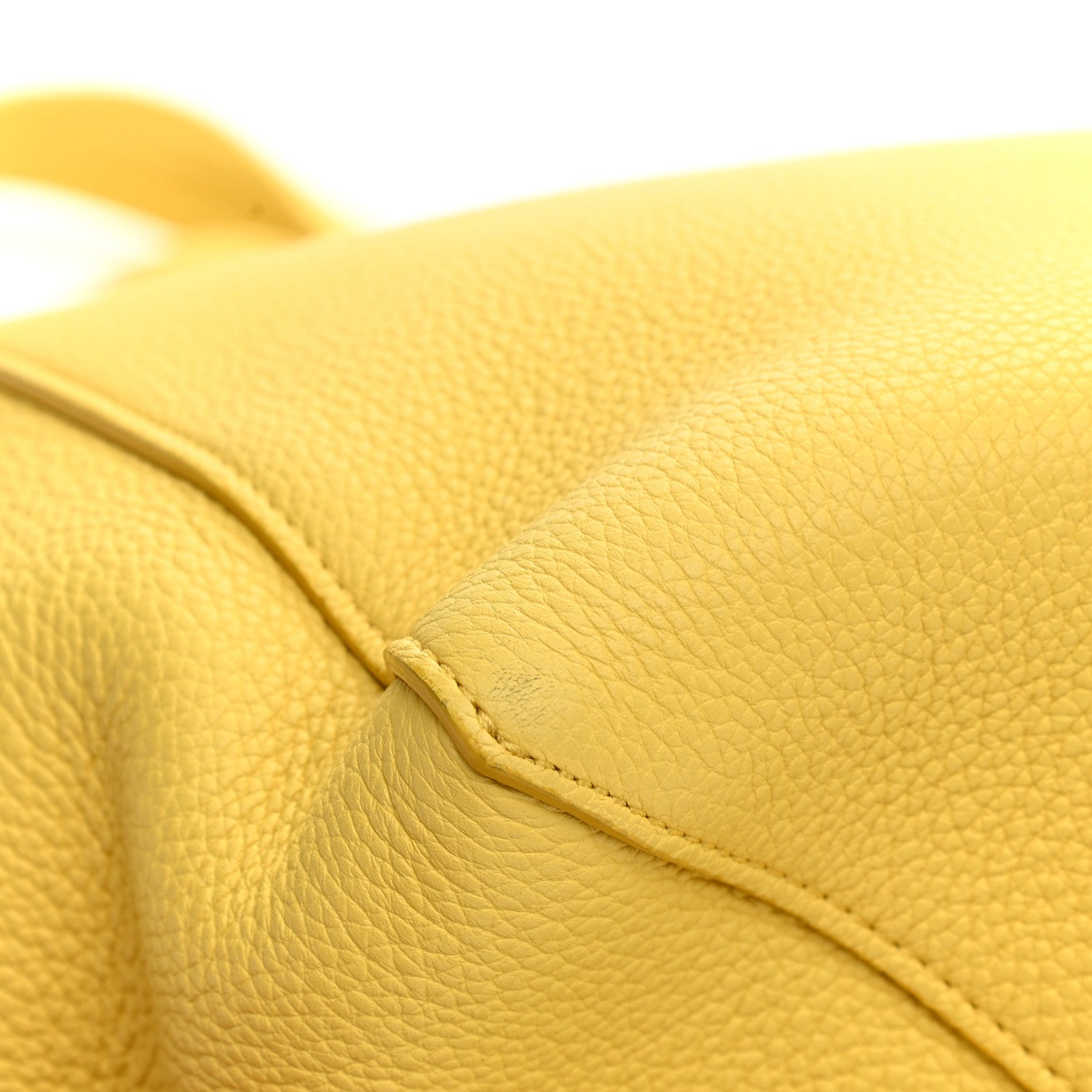 Celine Soft Grained Calfskin Small Belt Cabas Phantom Citron 12 of 12