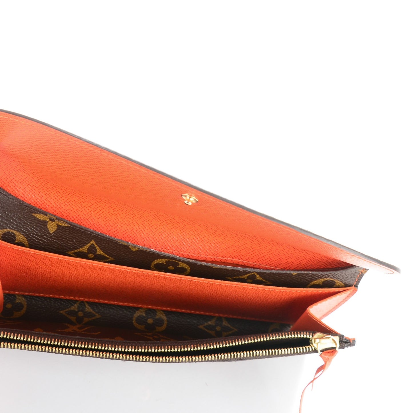 Monogram Emilie Wallet Piment