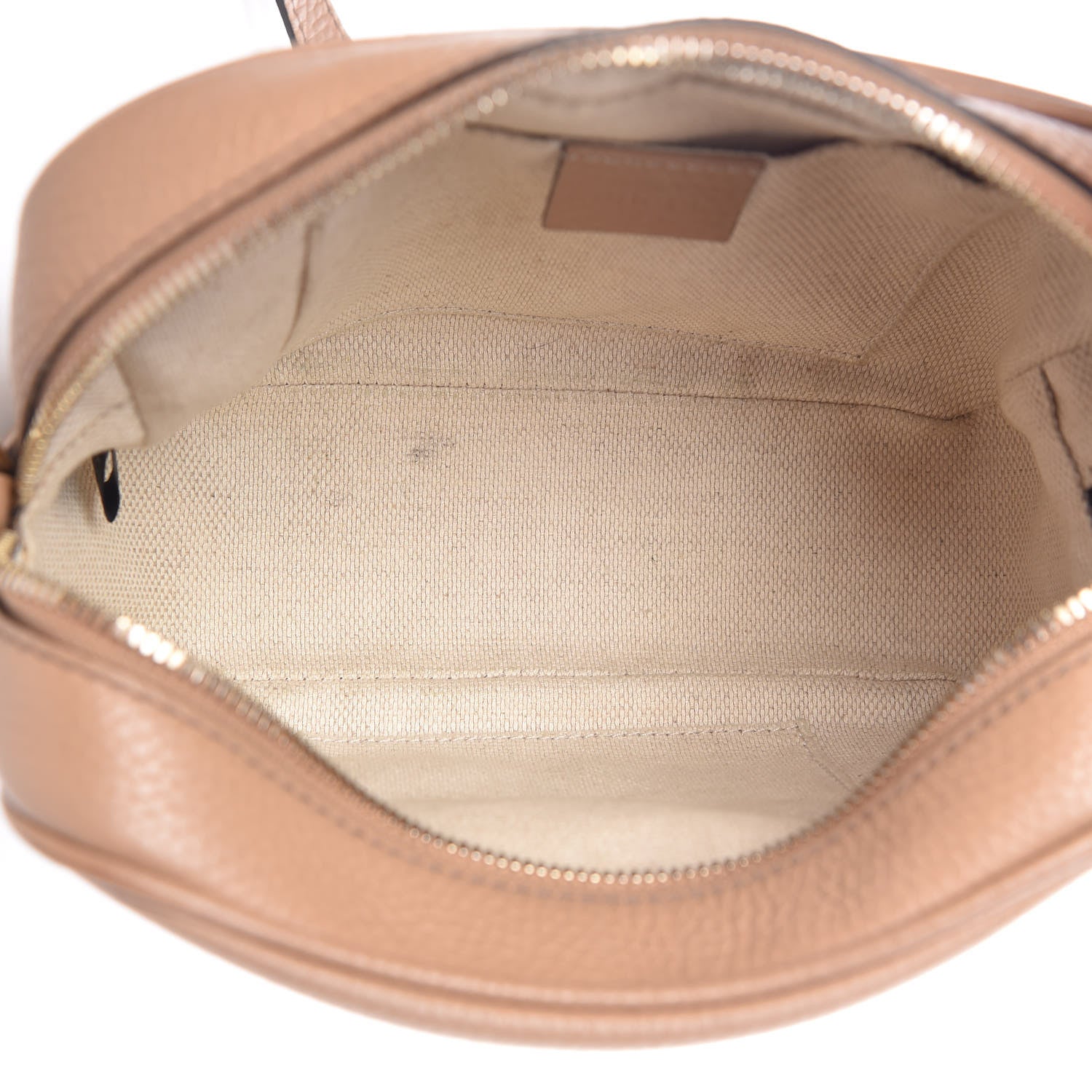 Gucci Pebbled Calfskin Small Soho Disco Bag Camelia 5 of 19