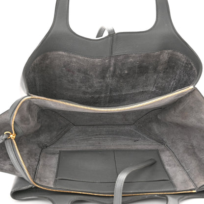 Celine Baby Grained Calfskin Medium Tri-Fold Bag Grey 5 of 15