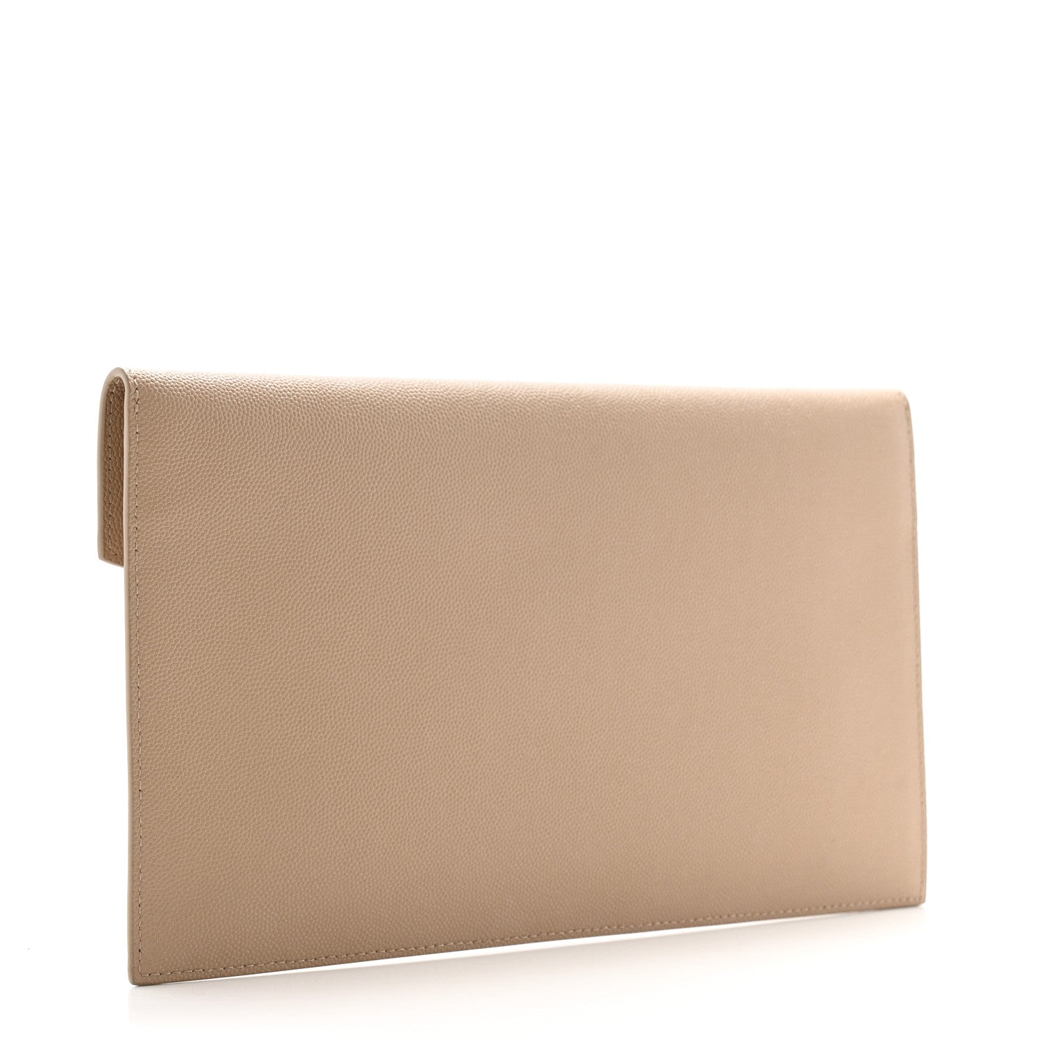 Saint Laurent Grain De Poudre Uptown Pouch Dark Beige 3 of 10