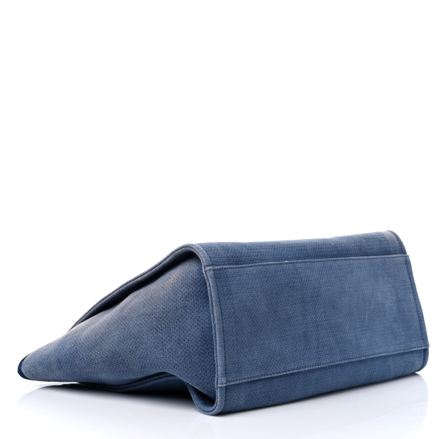 Chanel Canvas Medium Deauville Tote Blue 4 of 15