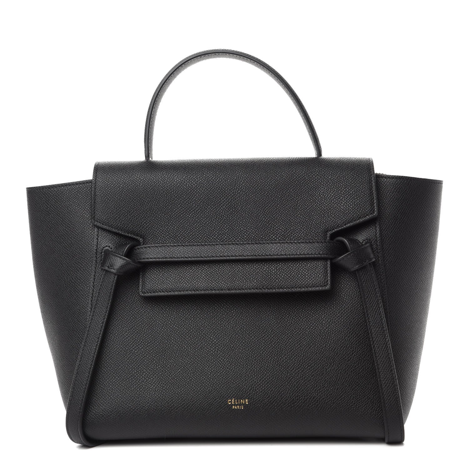 Celine Grained Calfskin Micro Belt Bag Black 1 of 10