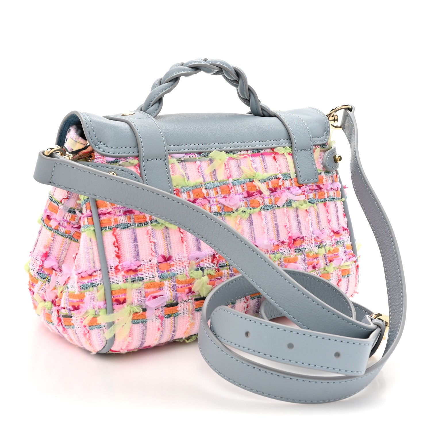 Mulberry Tweed Silky Calf Mini Alexa Cloud 3 of 9