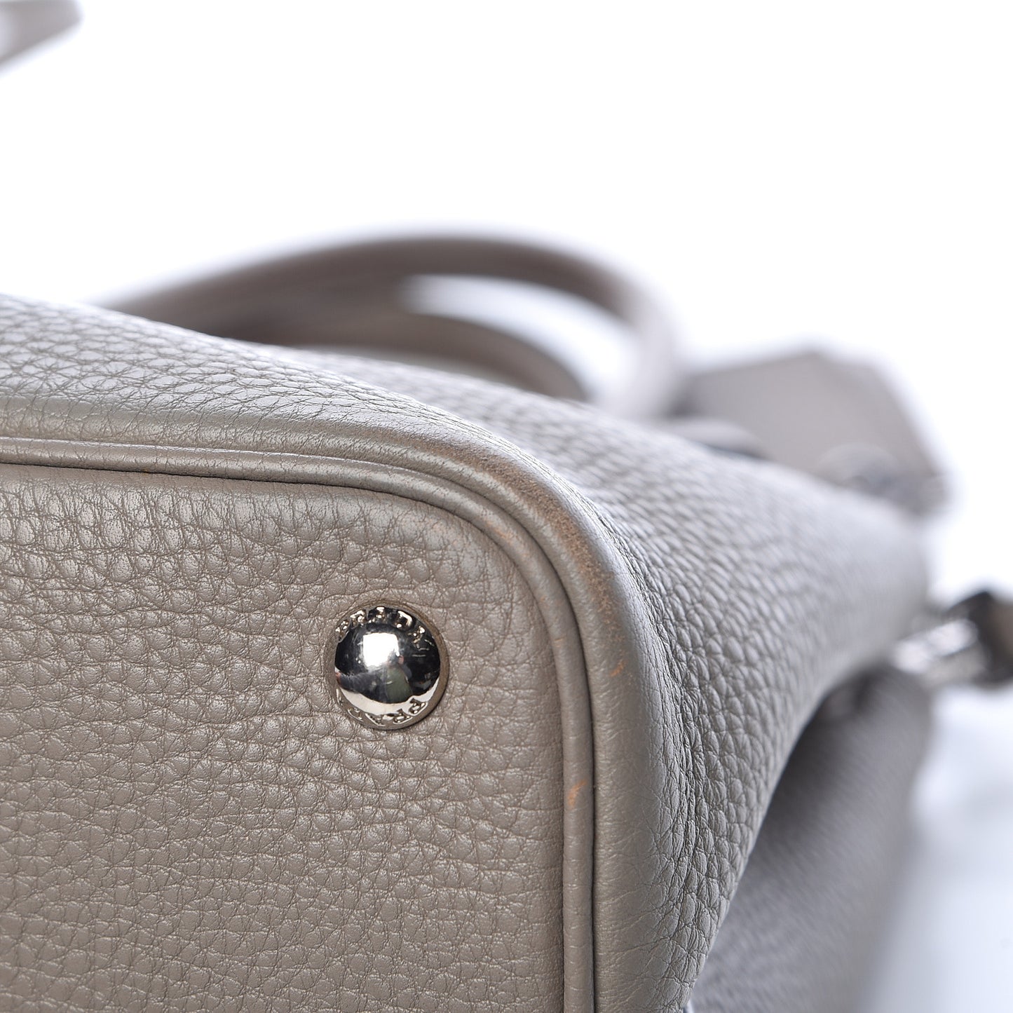 Vitello Daino Small Double Bag Argilla Black