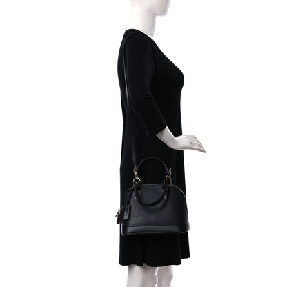 Louis Vuitton Epi Alma BB Black 2 of 10