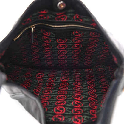Gucci Calfskin Medium Britt Hobo Black 5 of 16