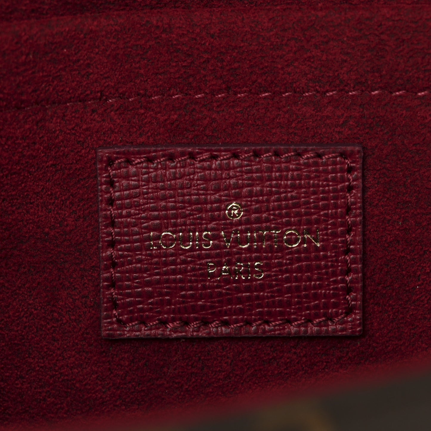 Monogram Pochette Felicie Chain Wallet Fuchsia
