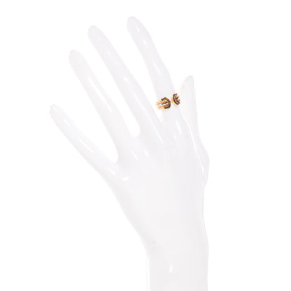 Cartier 18K Pink Yellow White Gold C De Ring 48 4.5 2 of 4