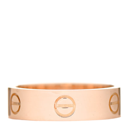 Cartier 18K Pink Gold 5.5mm LOVE Ring 60 9 1 of 4