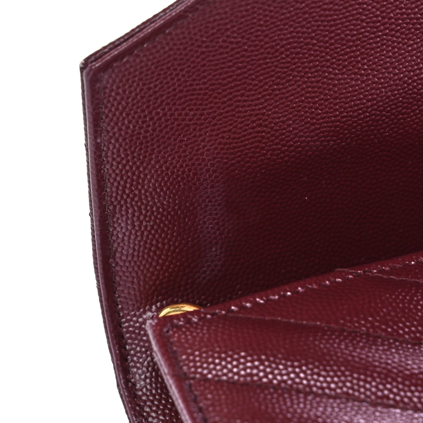Grain De Poudre Matelasse Chevron Monogram Envelope Clutch Rouge Legion