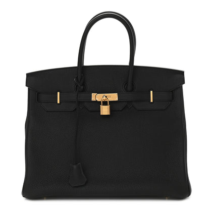 Hermes Togo Birkin 35 Black 1 of 8