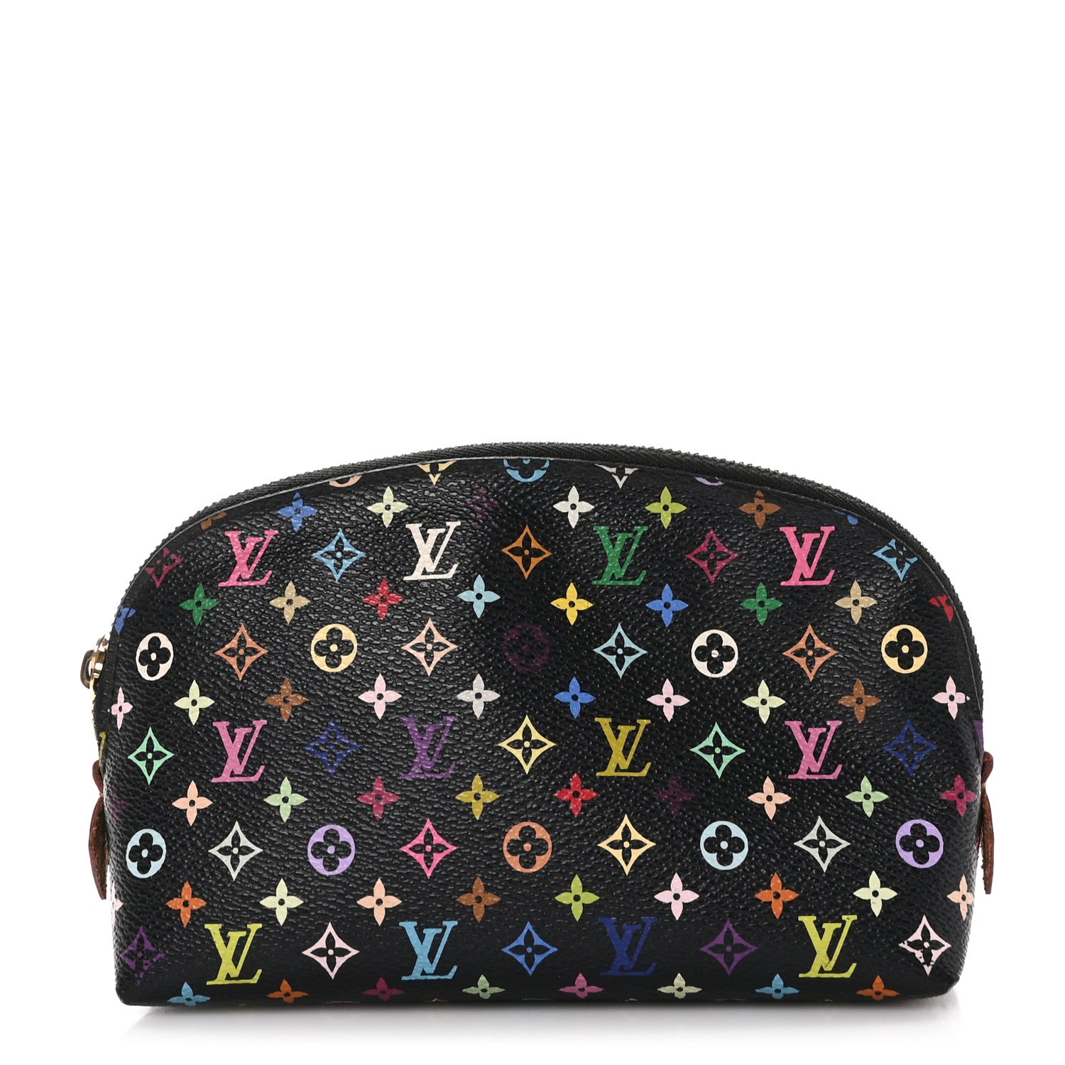 Louis Vuitton Monogram Multicolor Cosmetic Pouch Black Grenade 1 of 9
