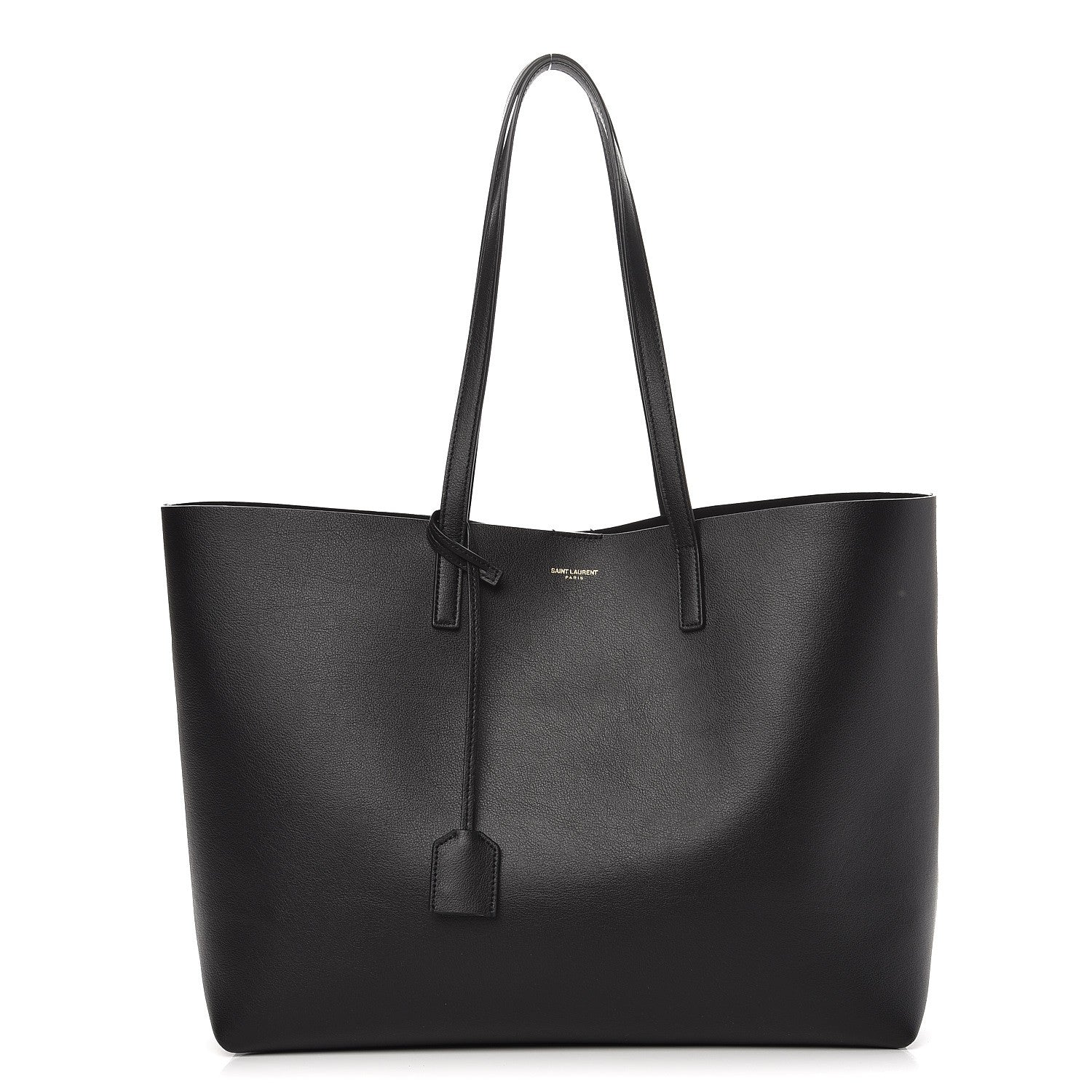 Saint Laurent Calfskin Large Shopping Tote Black 1 of 10