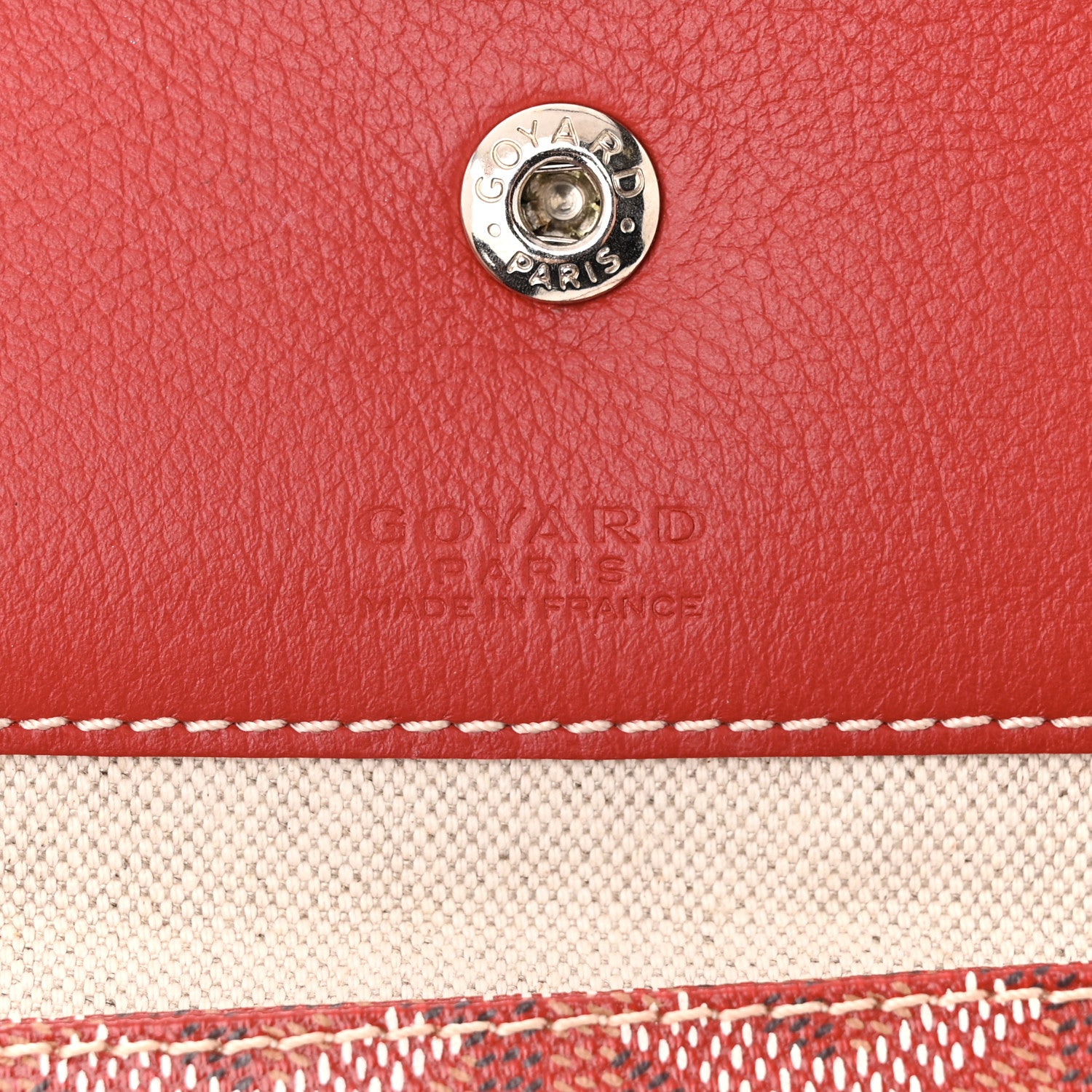 Goyard Goyardine Saint Louis GM Red 6 of 10