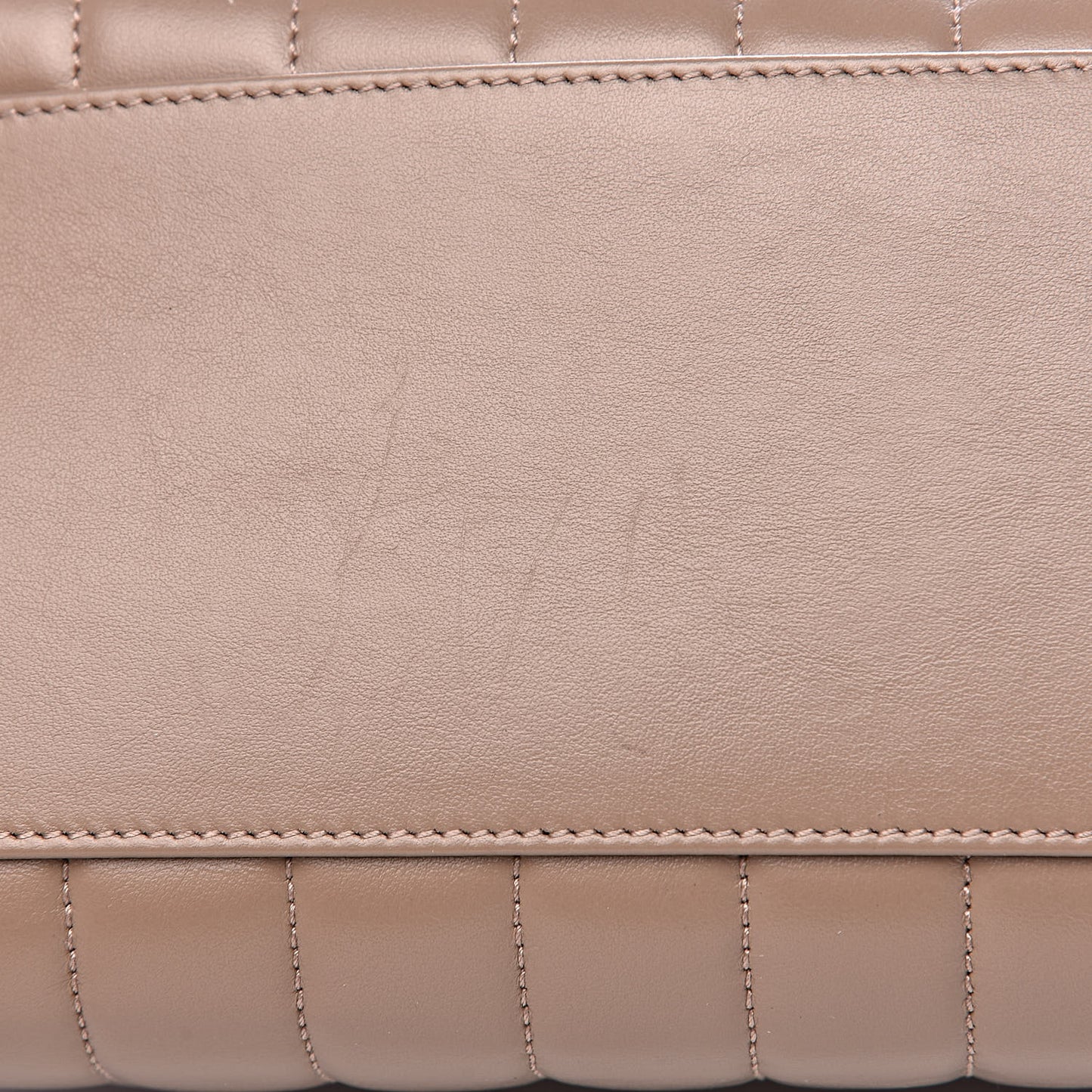 Calfskin Y Quilted Monogram Medium Loulou Chain Satchel Dark Beige