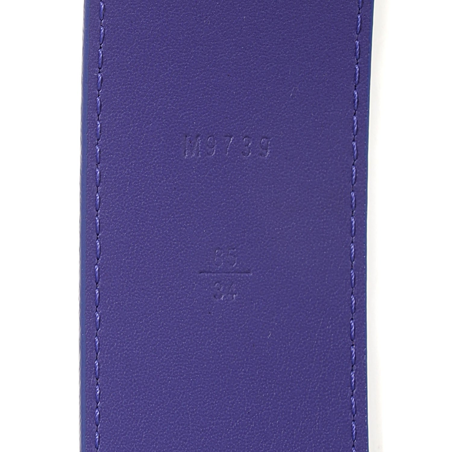 Louis Vuitton Epi LV Initiales Belt 85 34 Figue 5 of 7