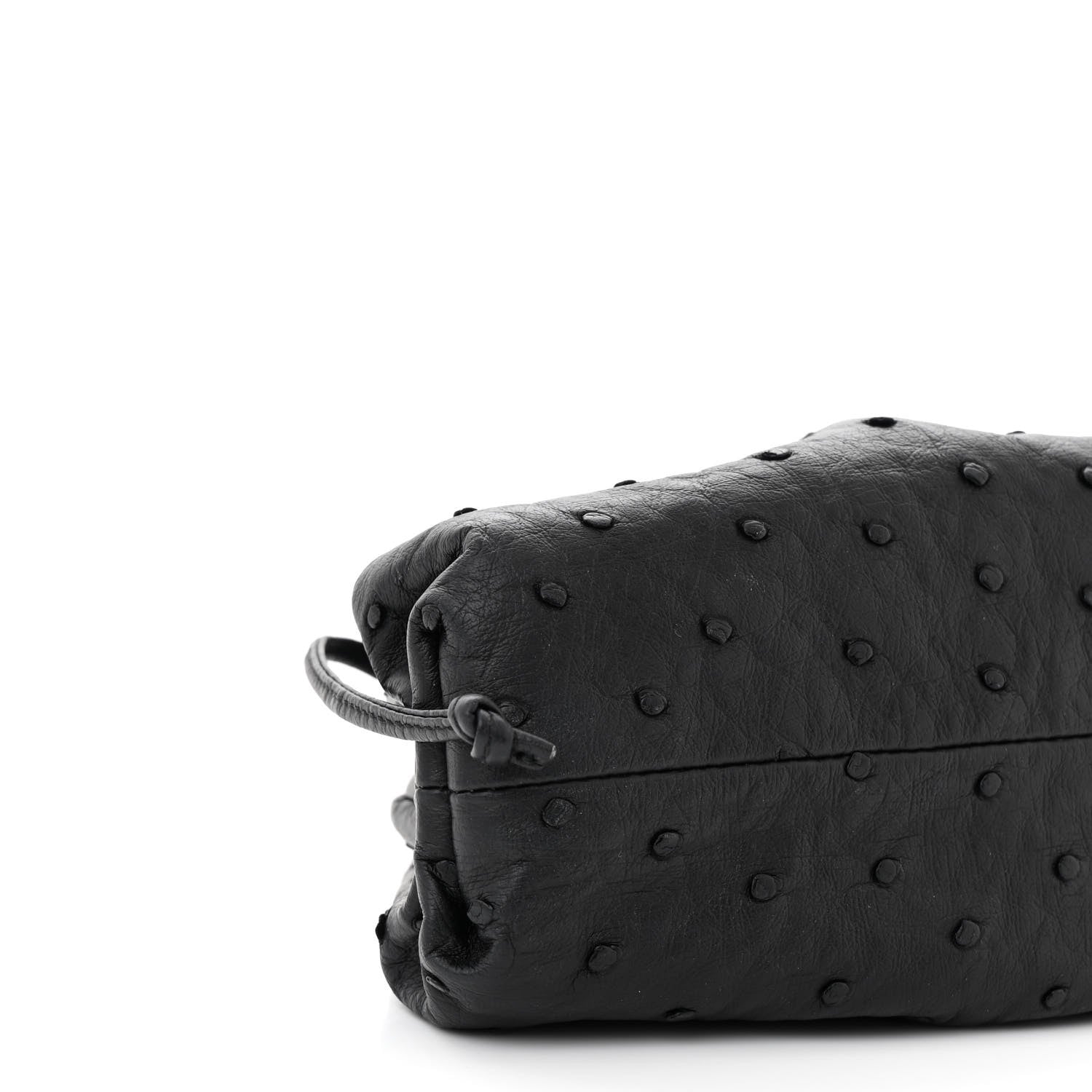 Bottega Veneta Ostrich The Mini Pouch Fondente 9 of 10