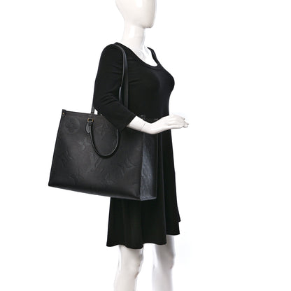 Louis Vuitton Empreinte Monogram Giant Onthego GM Black 2 of 12