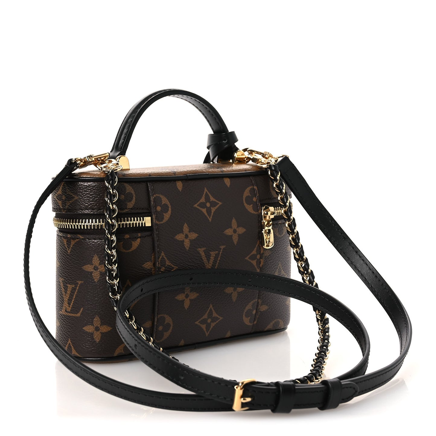 Reverse Monogram Vanity Chain Pouch
