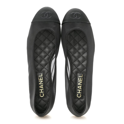 Chanel Mesh CC Ballerina Flats 40 Black 2 of 8
