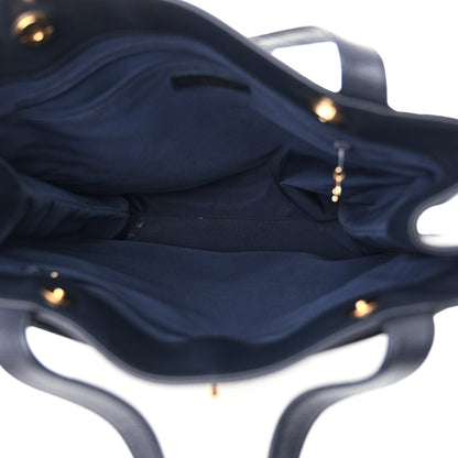 Chanel Caviar Shopping Tote Navy 5 of 18