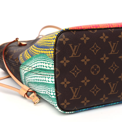 Louis Vuitton LV X YK Monogram Kusama Pumpkin Neverfull MM 10 of 12