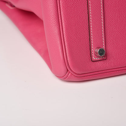 Hermes Epsom Candy Birkin 35 Rose Tyrien Rubis 37 of 41
