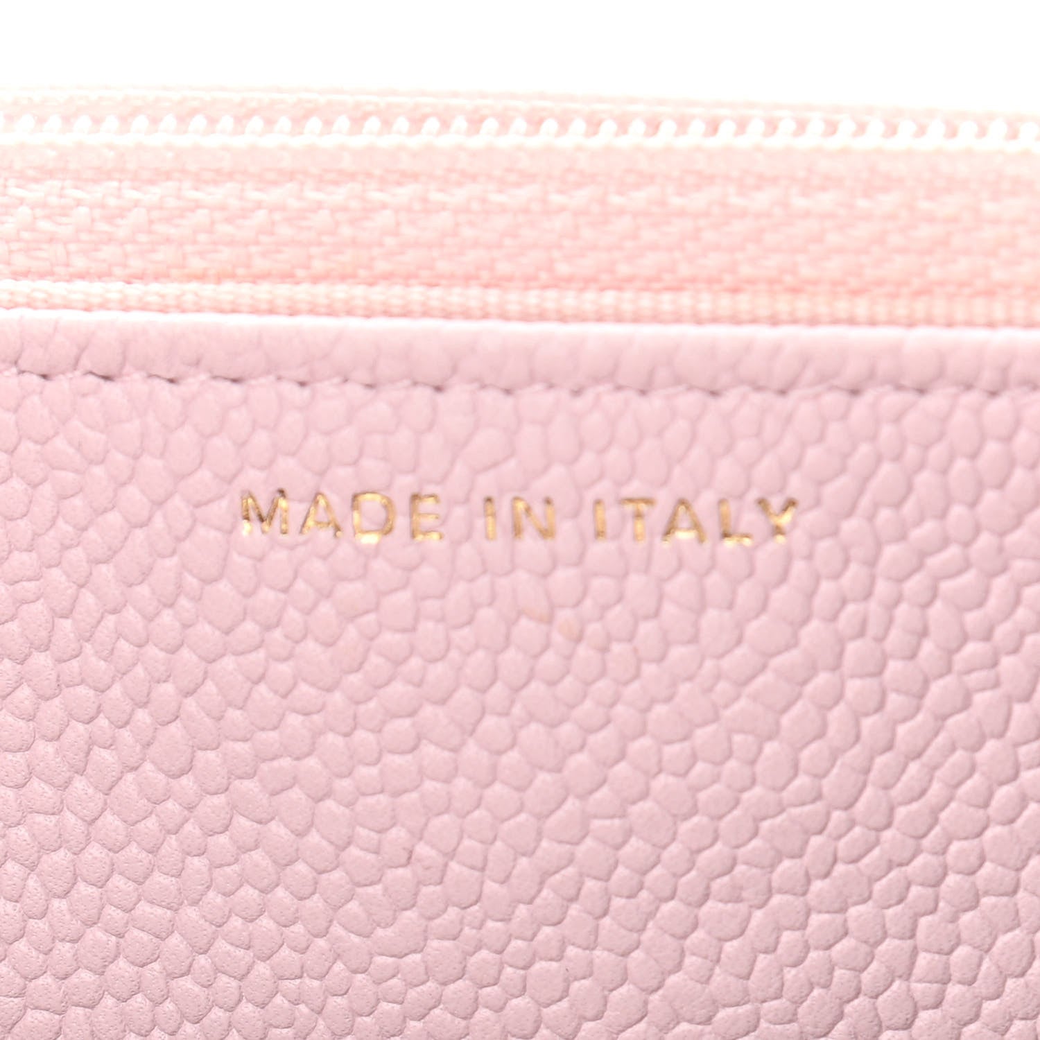 Chanel Caviar Quilted Tiny CC Wallet On Chain WOC Light Pink 7 of 12