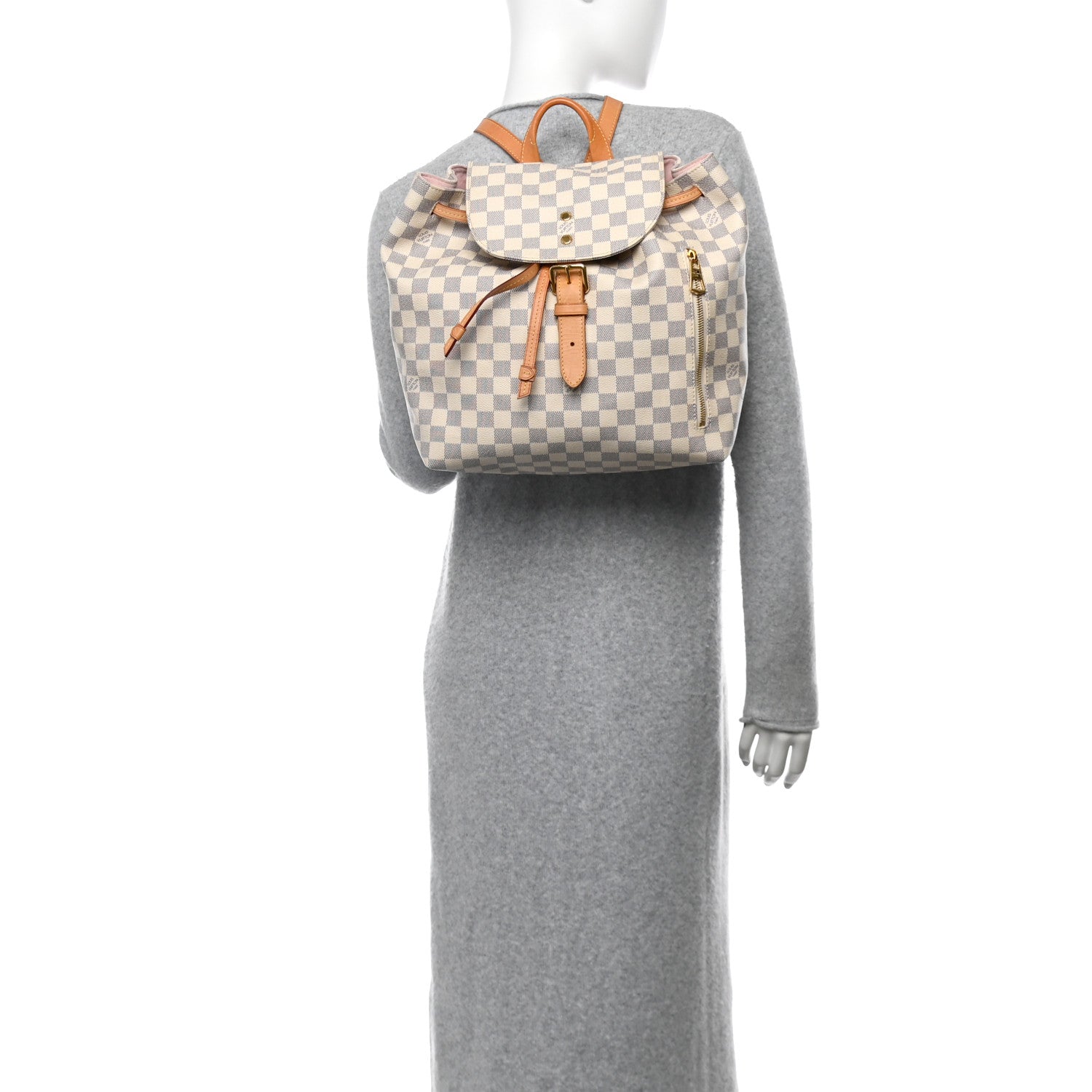 Louis Vuitton Damier Azur Sperone Backpack 2 of 10