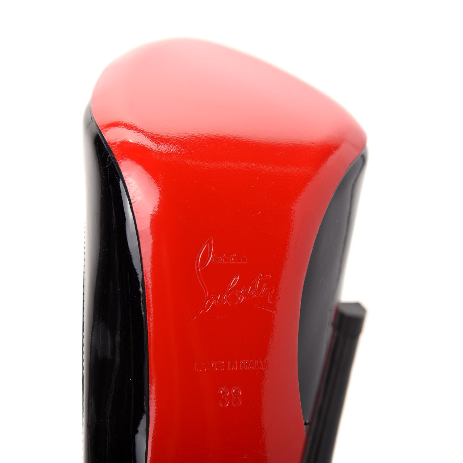 Christian Louboutin Patent Talitha 100 Pumps 38 Black 9 of 9