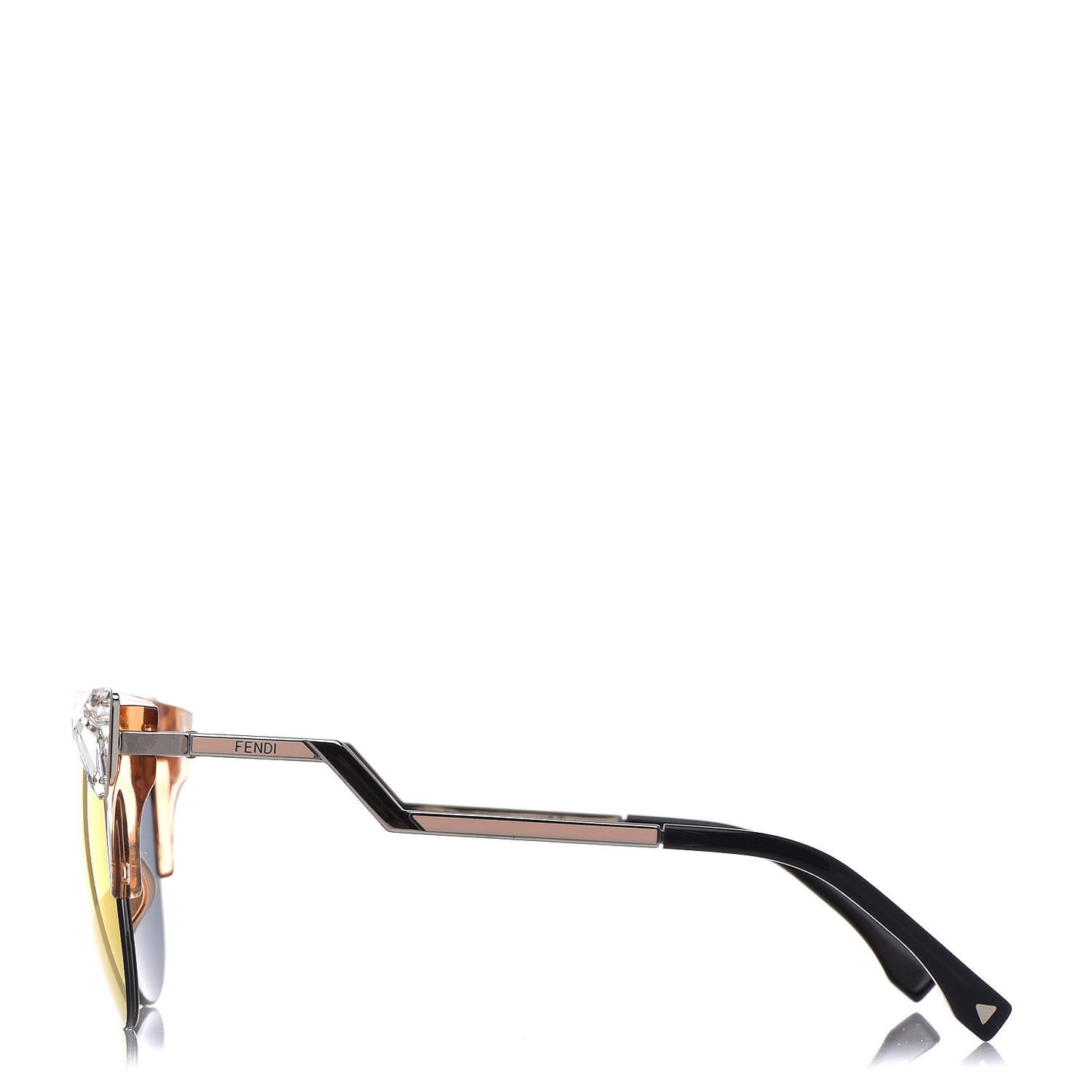 Iridia Cat Eye Sunglasses FF 0041/S Translucent Peach