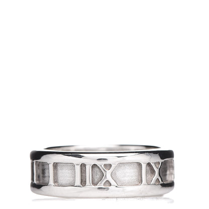 Tiffany Sterling Silver Atlas Ring 50 5.25 3 of 4