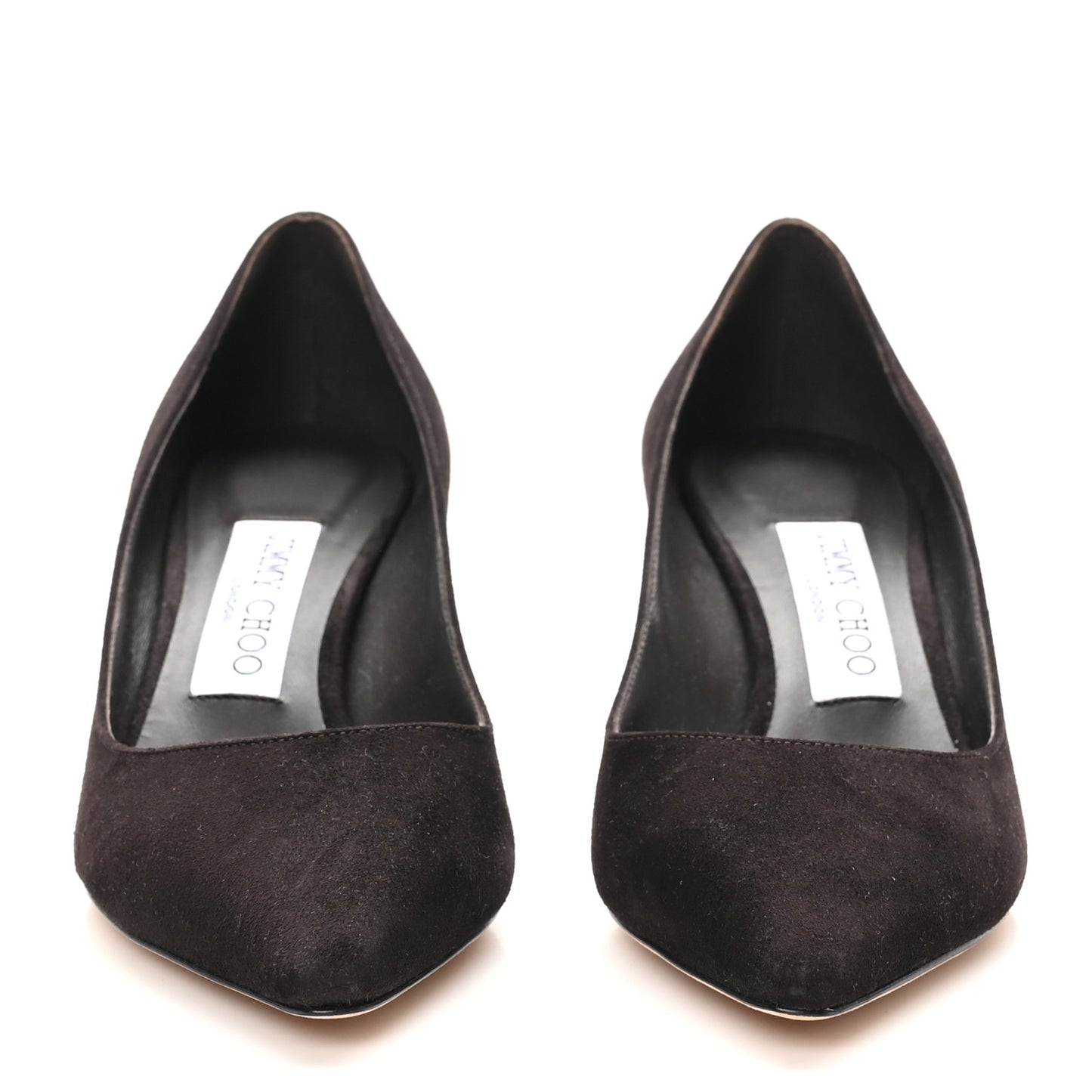 Suede Pointy Toe Romy 60 Pumps 36 Brown