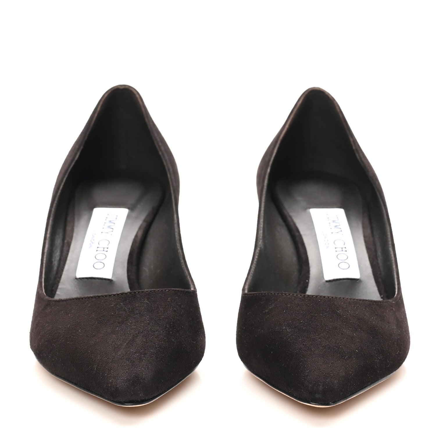 Jimmy Choo Suede Pointy Toe Romy 60 Pumps 36 Brown 3 of 8