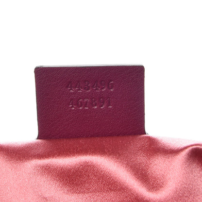Gucci Velvet Matelasse Medium GG Marmont Shoulder Bag Fuchsia Violet Cyclamen 7 of 7