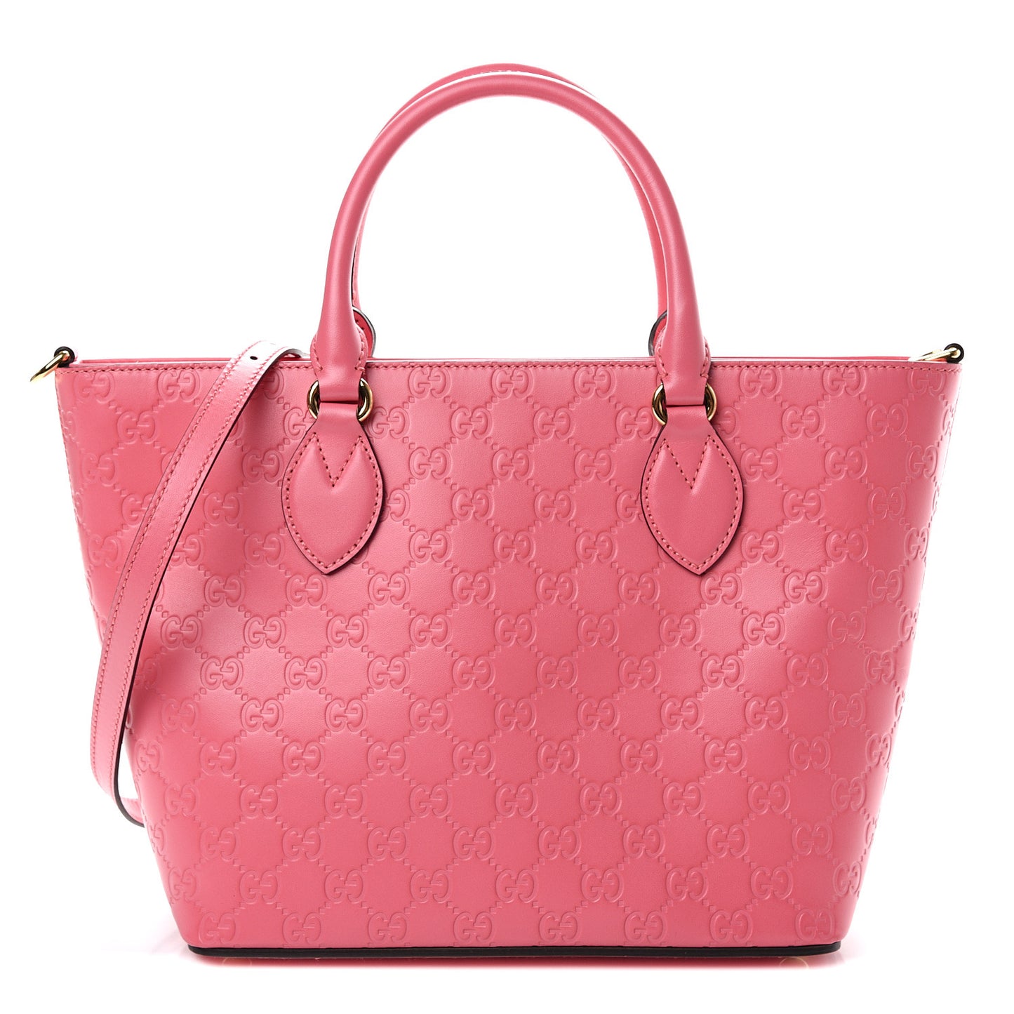 Guccissima Small Zippered Bucket Tote Flush