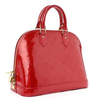 Louis Vuitton Vernis Alma PM Pomme D'Amour 3 of 10