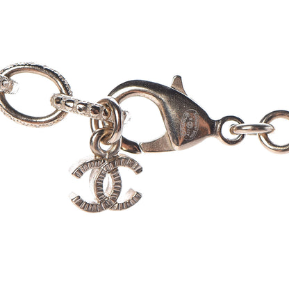 Chanel Metal Resin Pearl Star CC Necklace Gold 4 of 4