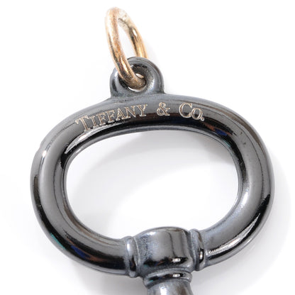 Tiffany Black Titanium Oval Key Pendant 4 of 5