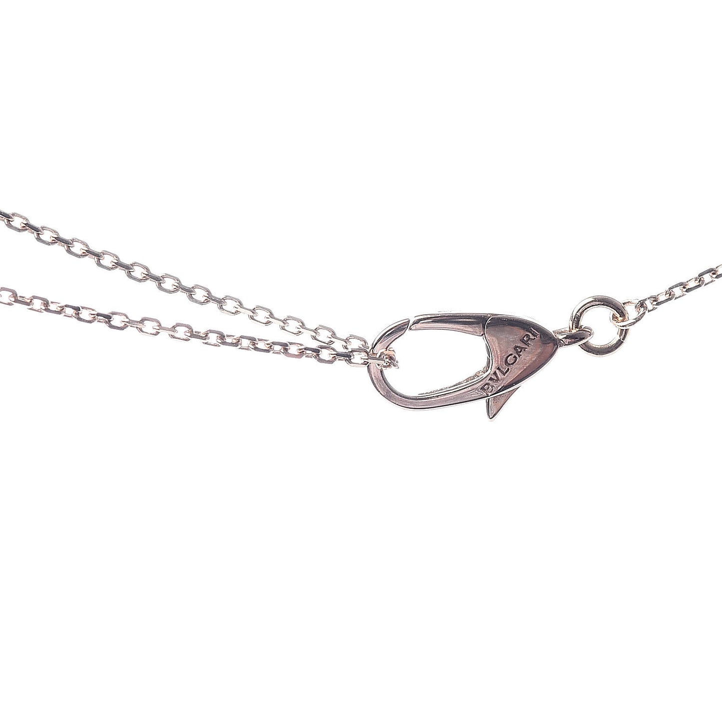 18K Rose Gold Diamond Fiorever Pendant Necklace