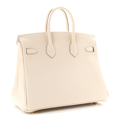 Hermes Togo Birkin 25 Craie 3 of 11