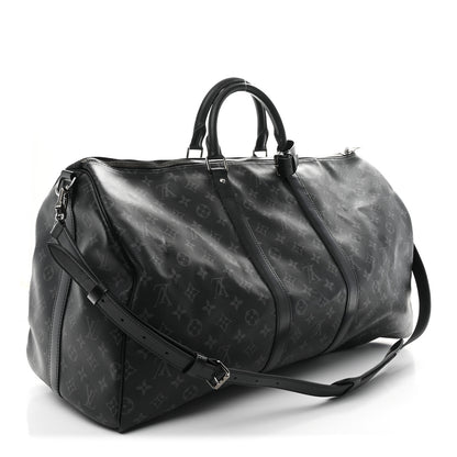 Louis Vuitton Monogram Eclipse Keepall Bandouliere 55 2 of 10