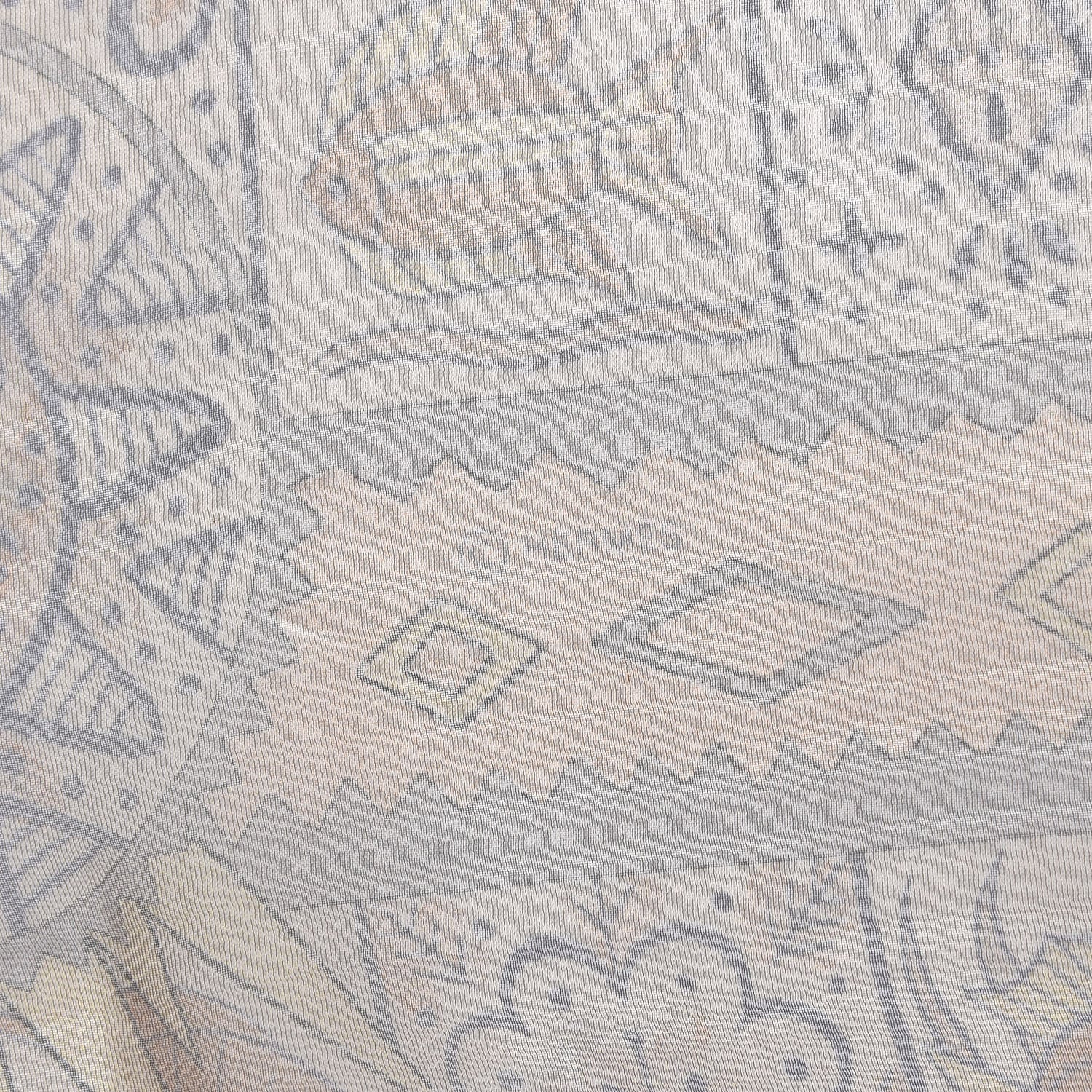 Hermes Silk Mousseline Ors Blues d'Afrique 140 Shawl 5 of 7