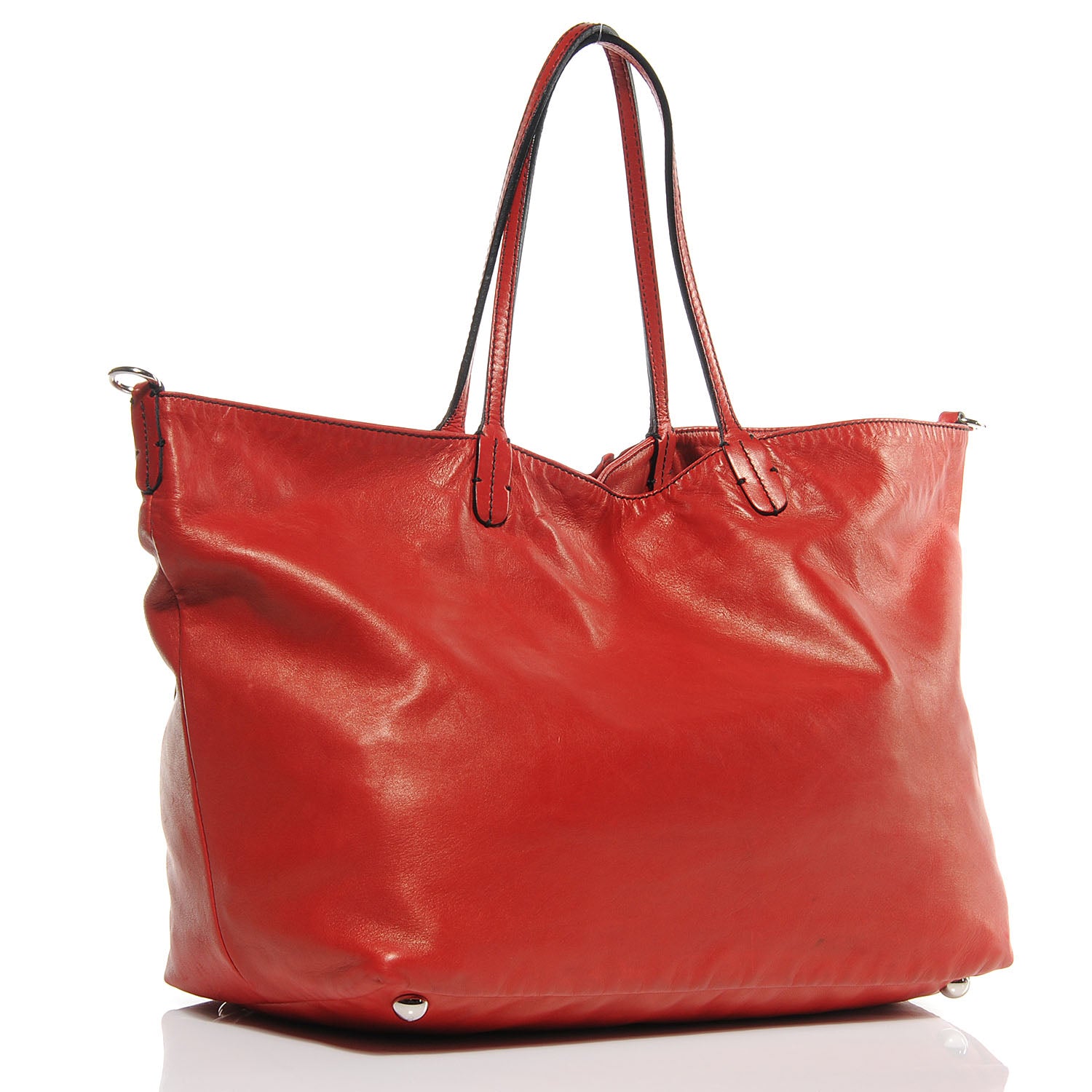 Valentino Garavani Nappa Petale Large Tote Red 3 of 8