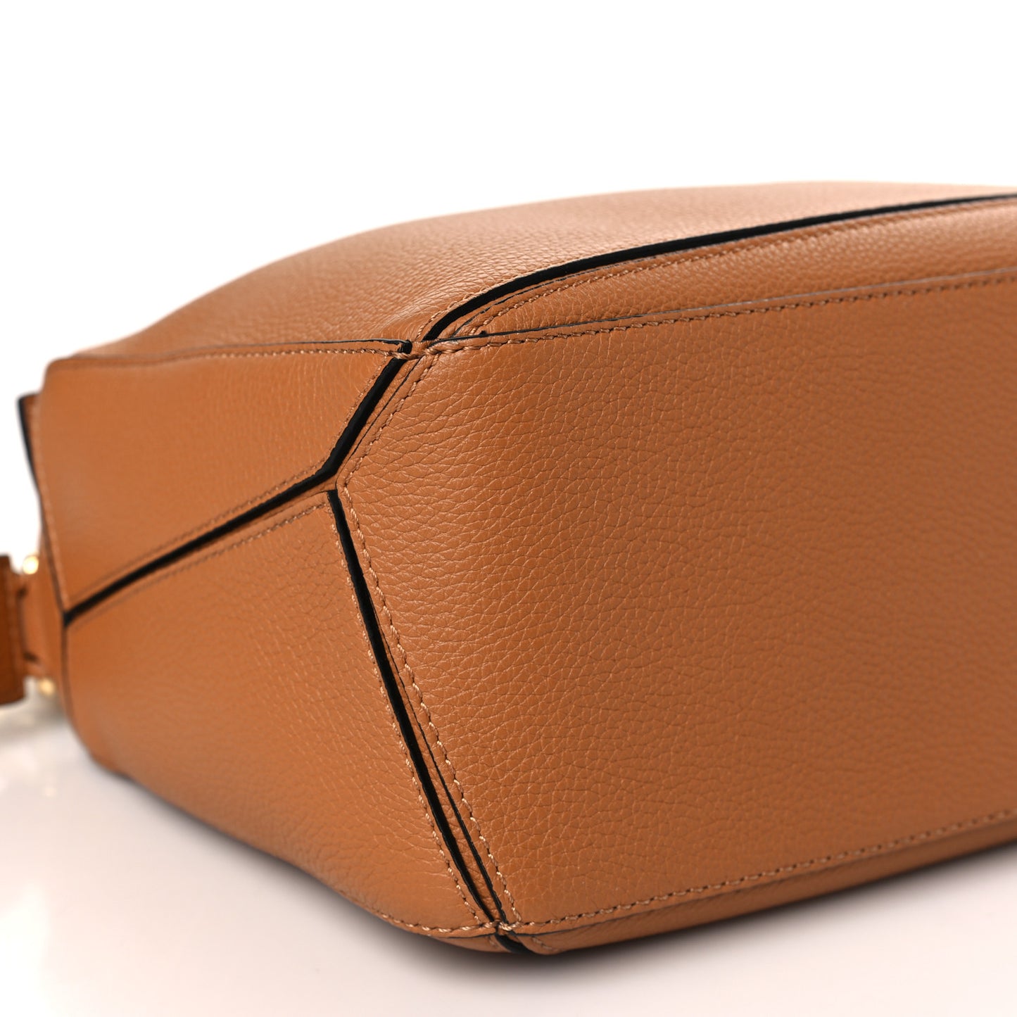 Soft Grained Calfskin Small Puzzle Bag Light Caramel
