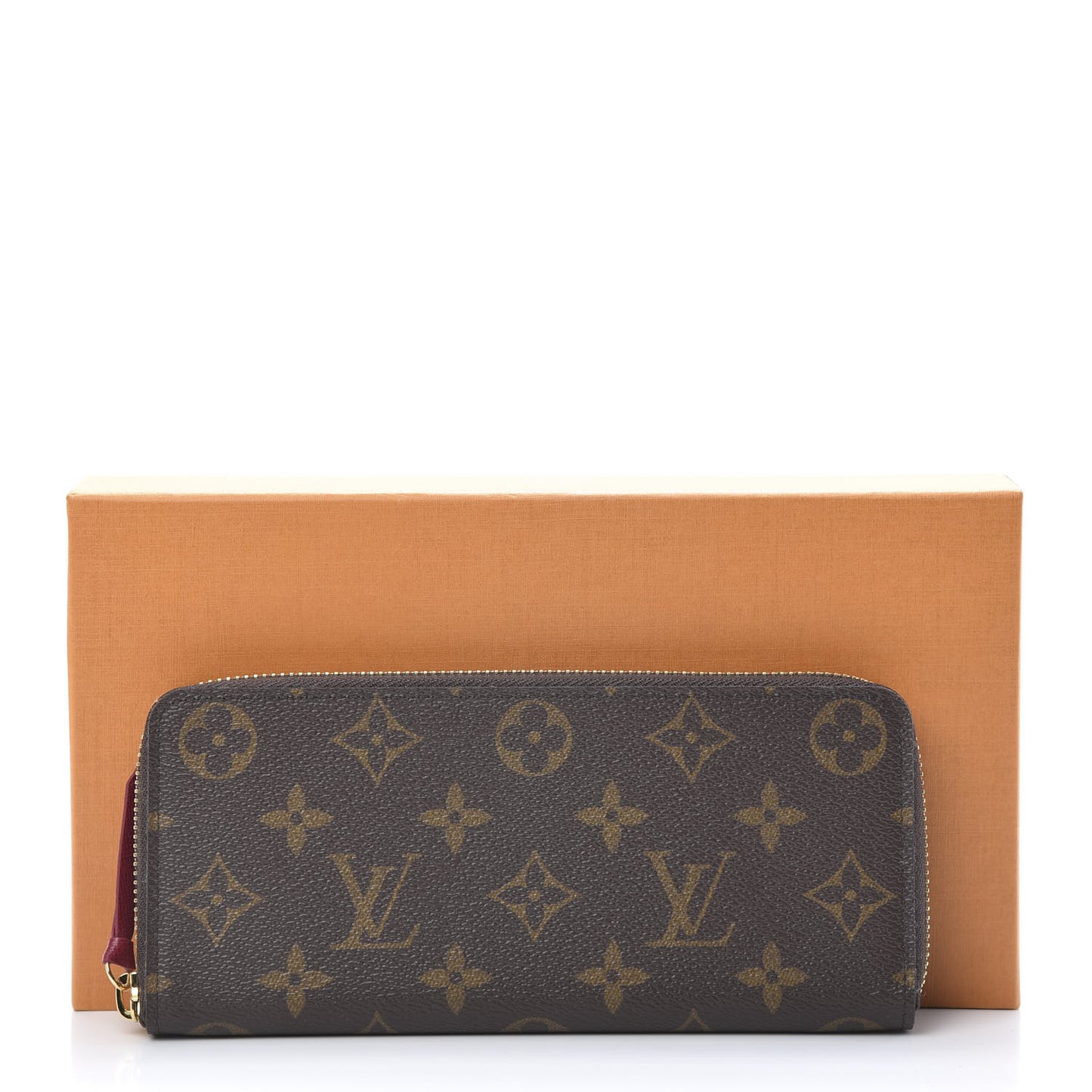Monogram Clemence Wallet Fuchsia